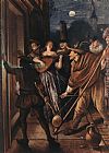Steen Paintings - Nocturnal Serenade by Jan Steen